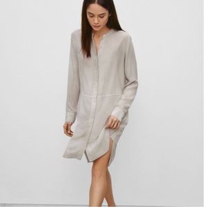 Aritzia Wilfred 100% Silk Bossut Dress